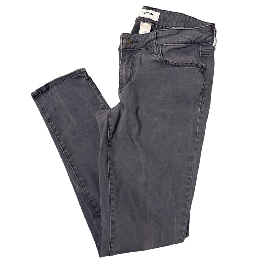 Sonoma Gray Skinny Jeans (Size 6)